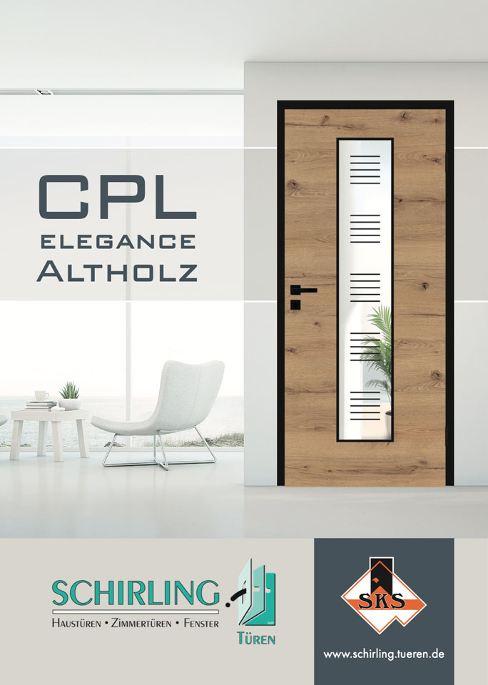 CPL-Türen Elegance Altholz