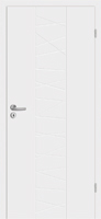 Weißlacktür Linea/E-Design